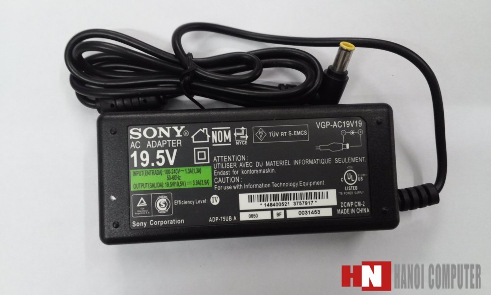 Adapter có logo Vaio 19.5V – 4.7A