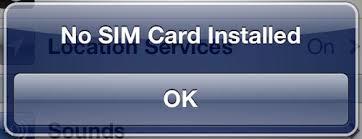 no sim card iphone-4