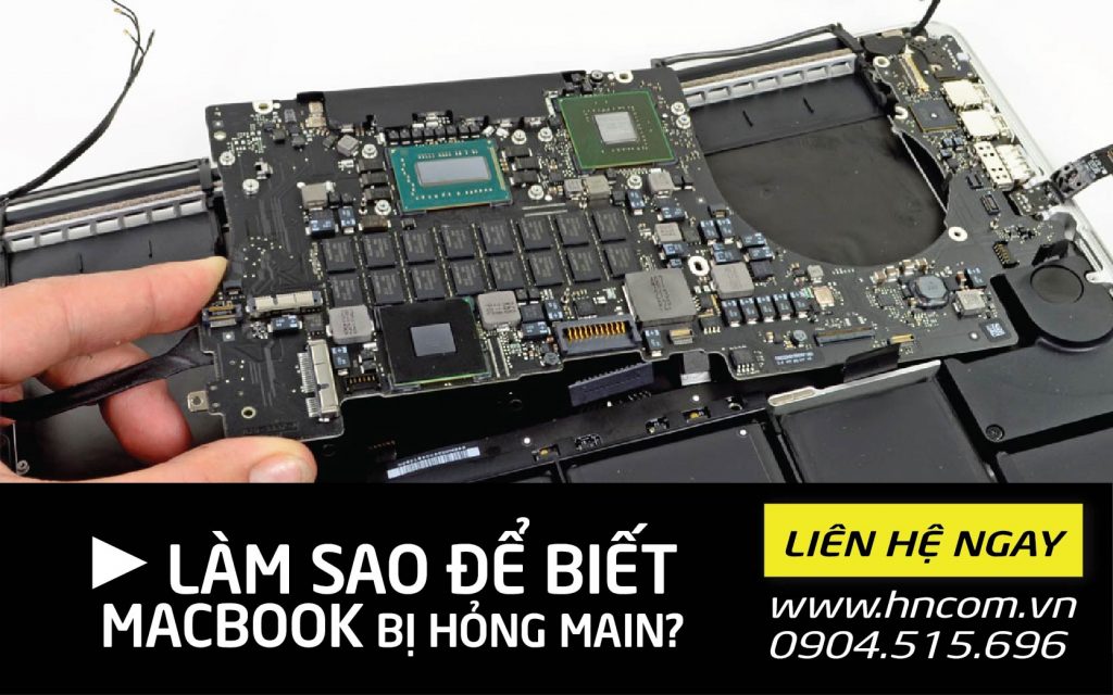 macbook bị hỏng main