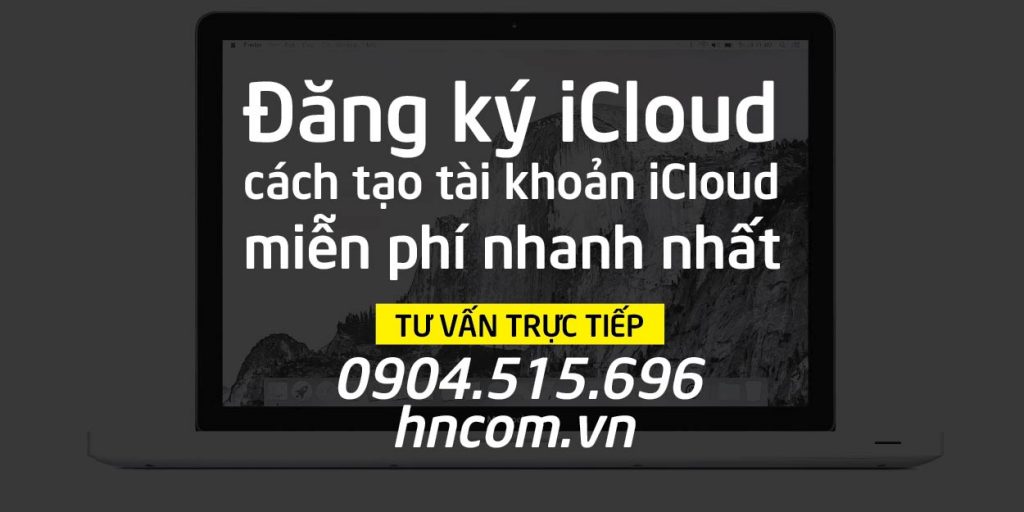 đăng ký tài khoản icloud